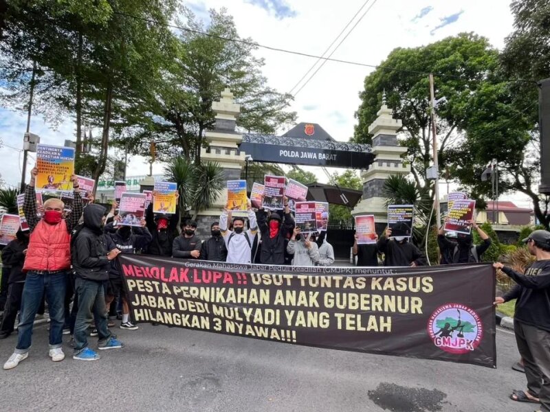 Penanganan Tragedi Pesta Pernikahan Anak Gubernur Jabar Dinilai Mandek, GMJPK Desak Kepastian Hukum