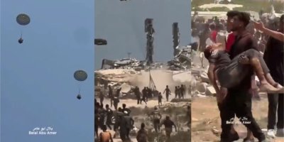 Berharap Dapat Makanan, Pria Gaza Malah Tewas Tertimpa Bantuan Udara