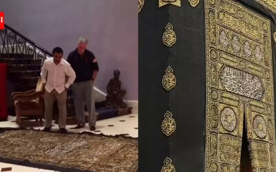 Kiswah Ka’bah Jadi Karpet di Rumah Epstein? Foto Lama Picu Kontroversi Global dan Sorotan Dunia