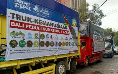 Dewan Dakwah Kembali Lepas Konvoi Kemanusiaan Tahap Kedua untuk Penyintas Banjir dan Longsor di Sumatra