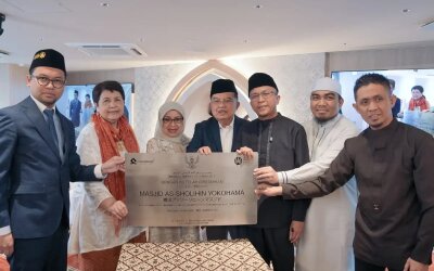 Jusuf Kalla Resmikan Masjid Indonesia Pertama di Yokohama