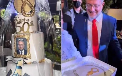 Kue Ulang Tahun Bertema Tali Hukuman Gantung Menteri 'Israel' Picu Kecaman