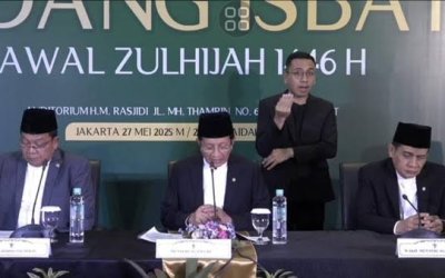 Pemerintah Tetapkan Iduladha 1446 H Jatuh pada Jumat, 6 Juni 2025