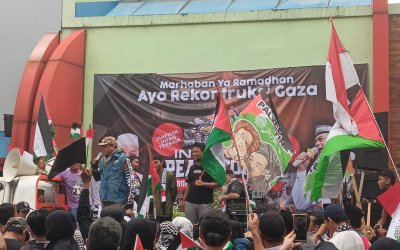 Indonesia Peace Convoy di Kudus: Ribuan Massa Menggema, Serukan Rekonstruksi Gaza!