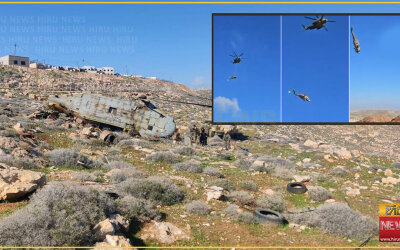 Helikopter AU 'Israel' Jatuh di Tepi Barat Saat Operasi Evakuasi Unit Rusak
