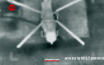 Kena Prank, 'Israel' Serang Lukisan Helikopter Iran 2D di Aspal