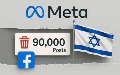 Meta Hapus 90 Ribu Unggahan Pro-Palestina atas Tekanan Rezim "Israel"