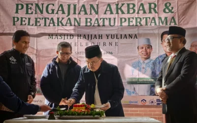 Jusuf Kalla Letakkan Batu Pertama Masjid Hajjah Yuliana, Bekas Kantor Polisi di Melbourne Disulap Jadi Islamic Centre Indonesia Terbesar di Australia