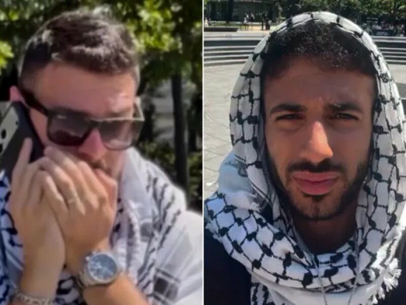 "Jebakan" Keffiyeh: Mantan Tentara "Israel" Menyamar untuk Menjebak Pendukung Palestina di New York