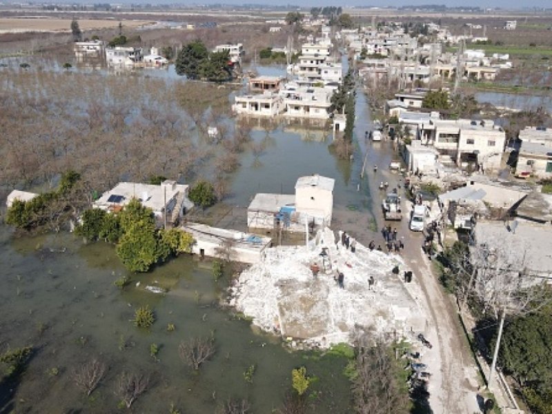 Desa di Suriah Terendam Setelah Bendungan Rusak Akibat Gempa