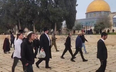 Usai Subuh, Warga 'Israel' Masuk Al Aqsa di Hari Pertama Pembukaan
