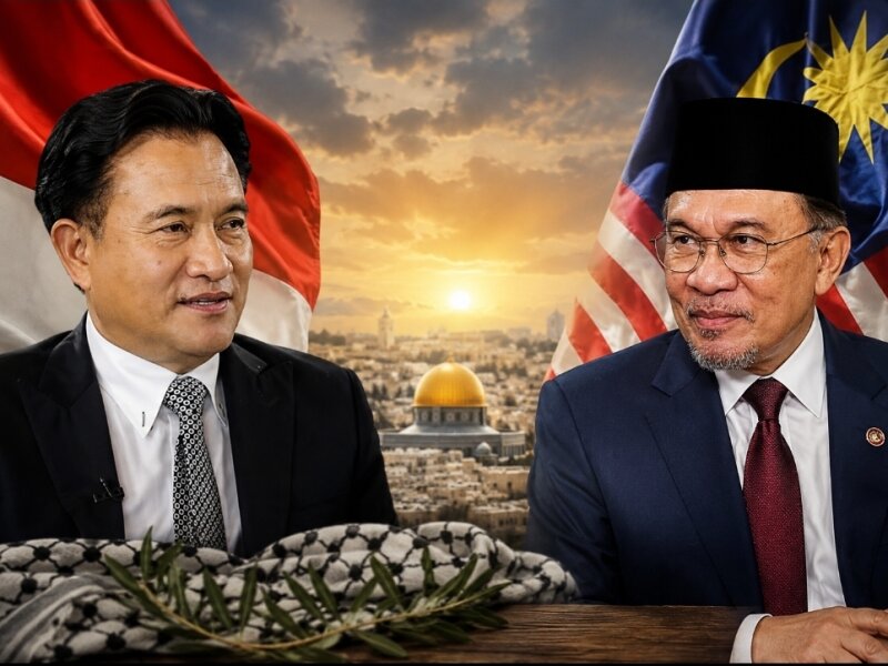 Dukungan Perjuangan Palestina: Antara Yusril Ihza Mahendra dan Anwar Ibrahim