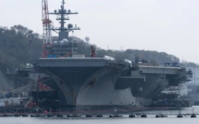 Kapal Induk AS George Washington Tiba di Timur Tengah Gantikan Abraham Lincoln