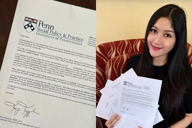 Media Pennsylvania Soroti Beasiswa S2 Erina Gudono, Bahas soal Kritik Gaya Hidup