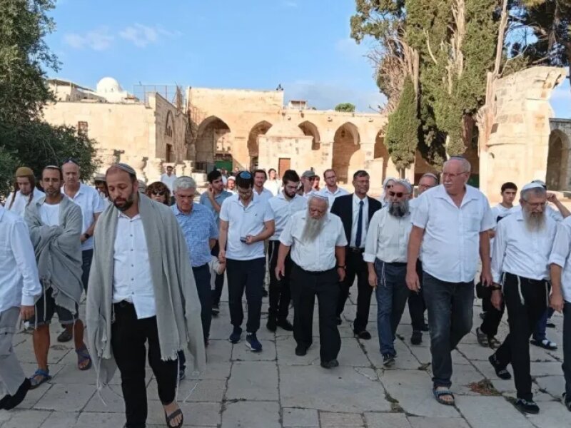 Lebih dari 11.000 Pemukim 'Israel' Serbu Al-Aqsha Selama Hari Raya Yahudi