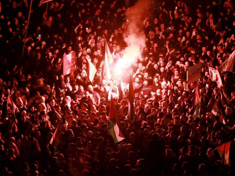 Demo 6 Hari Guncang Yordania, Tuntut Dicabutnya Perjanjian Damai dengan 'Israel'