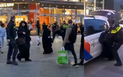 Polisi Belanda Diprotes Karena Pukuli dan Tendang Dua Muslimah di Utrecht