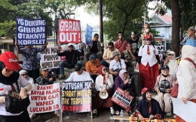 ARM dan Pengacara Jawara Bela Umat Gelar Aksi di Tugu Tani, Desak Pemakzulan Gibran