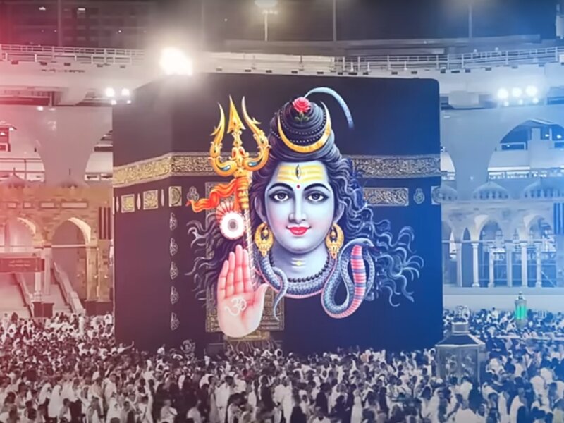 Viral! Youtuber India Membuat Video Dengan Gambar Dewa Syiwa di Kabah