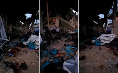 “Israel” Hantam Rumah Duka di Beit Lahia, Puluhan Warga Palestina Gugur Saat Berbuka