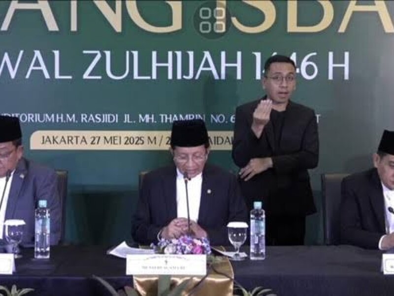 Pemerintah Tetapkan Iduladha 1446 H Jatuh pada Jumat, 6 Juni 2025