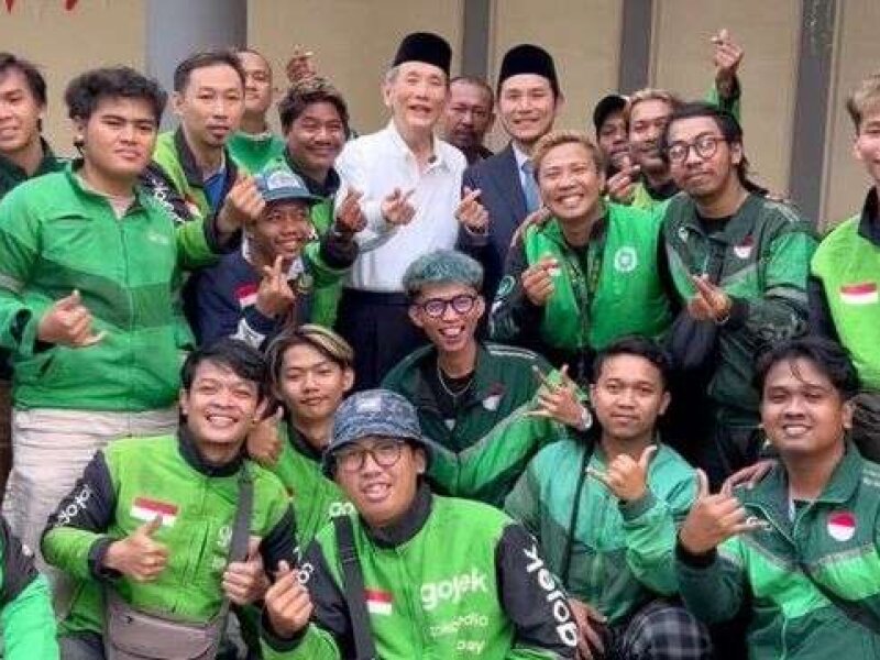 Jusuf Hamka Temui Ribuan Ojol Usai Dilantik Presiden Prabowo Jadi Anggota Wantimpres