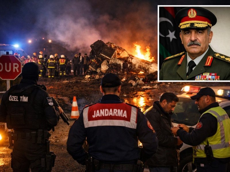 Jet Pribadi Jatuh di Turki, Jenderal Libya Tewas di Dalamnya