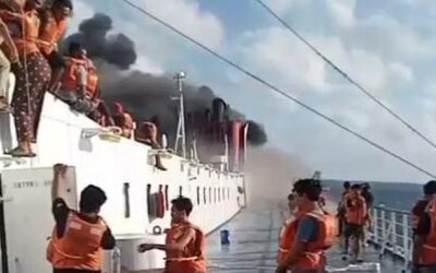 KMP Mutiara Sentosa 2 Alami Kebakaran, Lima Orang Tewas dan 41 Hilang