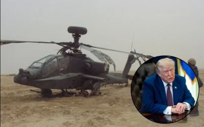 Trump Akui Helikopter Apache AS Ditembak Iran di Selat Hormuz