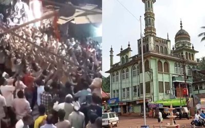 Massa Hindu Radikal Serang Masjid Saat Shalat Tarawih di Rajapur