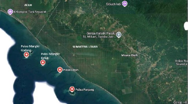 Melalui Kepmendagri, Empat Pulau di Perairan Aceh Resmi Masuk Wilayah Sumatera Utara