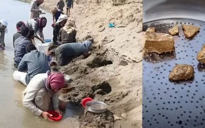 Warga Raqqa Temukan Bongkahan Emas di Sungai Efrat, Tanda Awal Kiamat?