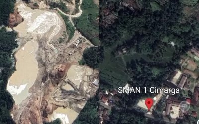 Kasus SMAN 1 Cimarga Ungkap Fakta Mengejutkan: Ada Tambang Pasir Luas di Belakang Sekolah