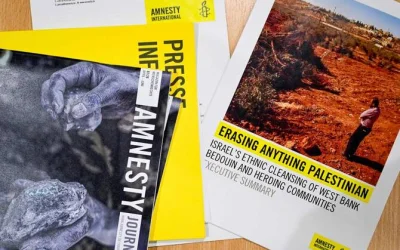 Amnesti Internasional: "Israel" Melakukan Pembersihan Etnis terhadap Suku Badui di Tepi Barat