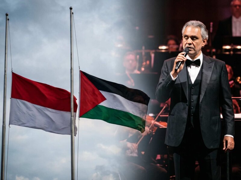 MUI Imbau Kibarkan Bendera Setengah Tiang untuk Protes Konser Andrea Bocelli di Indonesia