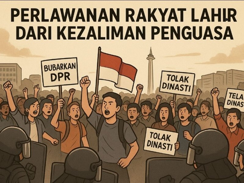 PERLAWANAN RAKYAT LAHIR DARI KEZALIMAN PENGUASA