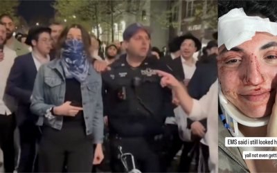 Massa Yahudi New York Serang & Lecehkan Perempuan Pro-Palestina