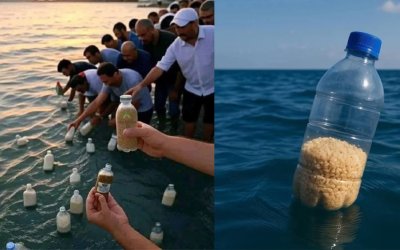 Warga Mesir Ramai-ramai Buang Botol Plastik ke Laut, Fenomena Apa Ini?