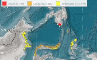Gempa M 7,7 Guncang Sulawesi Utara, Warga Berhamburan Keluar Rumah, Basarnas Aktifkan Posko Darurat