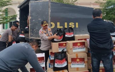 Polres Aceh Tengah Tembus Wilayah Terisolir, Salurkan Bantuan untuk Ratusan Pengungsi Banjir dan Longsor