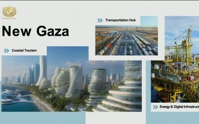 AS Luncurkan Masterplan ‘New Gaza’: Gedung Pencakar Langit dan Pelabuhan Baru Direncanakan