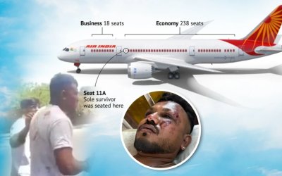 Masyallah! Ternyata Satu Orang Selamat Dalam Kecelakaan Pesawat Air India