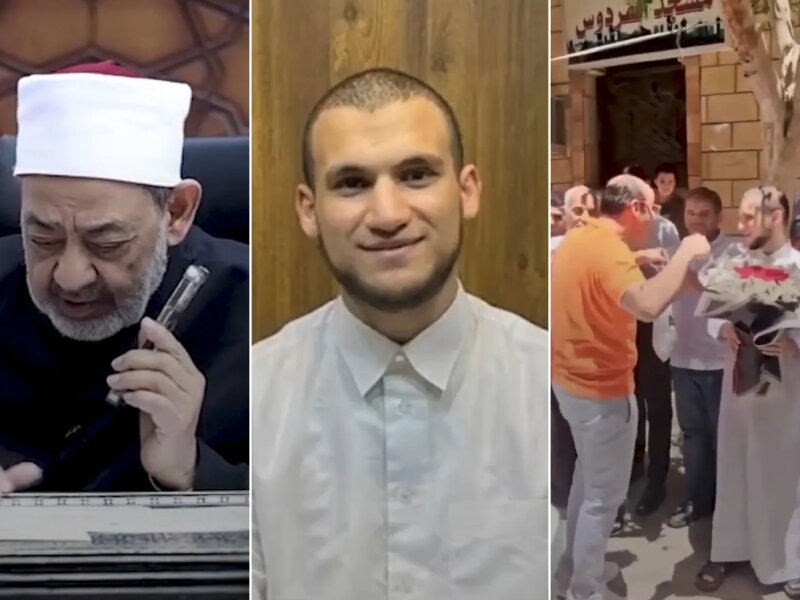 Telepon Syekh Al Azhar Bikin Haru Juara Tunanetra Mesir