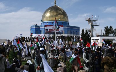 Ribuan Orang Serentak Dukung Gaza di Afghanistan