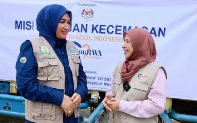Siti Nurhaliza Kirim Logistik untuk Korban Banjir dan Longsor di Aceh