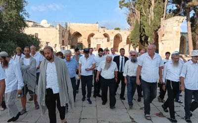 Lebih dari 11.000 Pemukim 'Israel' Serbu Al-Aqsha Selama Hari Raya Yahudi