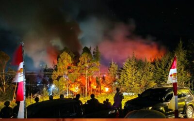 Belasan Kantor Pemerintahan di Puncak Papua Tengah Dibakar Massa Usai Penyaluran Dana Desa