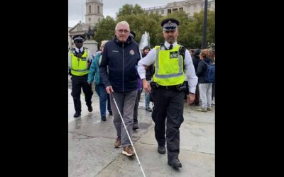 Dituduh Teroris, Pria Tuna Netra Ditangkap Polisi Inggris karena Bela Palestina