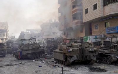 Al-Qassam Tumbangkan Merkava, Roket Saraya Al-Quds Hancurkan Markas Komando Zionis