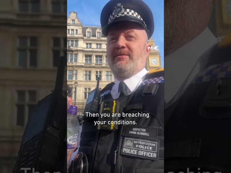 Polisi Inggris: Anda Bisa Berunjuk Rasa Untuk Israel, Tapi Tidak Palestina